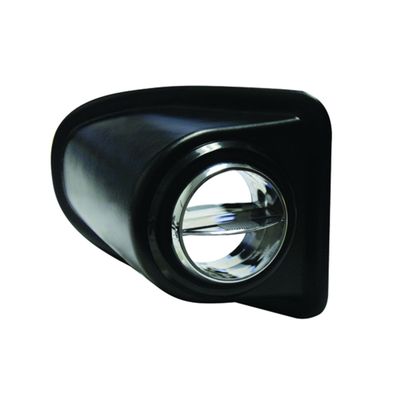 VINTAGE AIR Kick Panel Louver Pod w/ Black and Chrome Louver for 2.5-Inch Hose