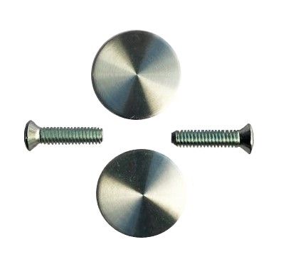 WINDOW WINDING HANDLE FINISHING DISC AND SCREW (PAIR) FOR FORD FALCON XR XT XW XY