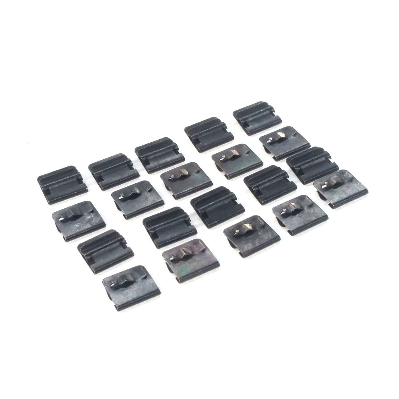 FORD ESCORT CORTINA MK1 MK2 MK3 MK4 INNER WEATHER STRIP DOOR BELTS CLIPS 20PCS
