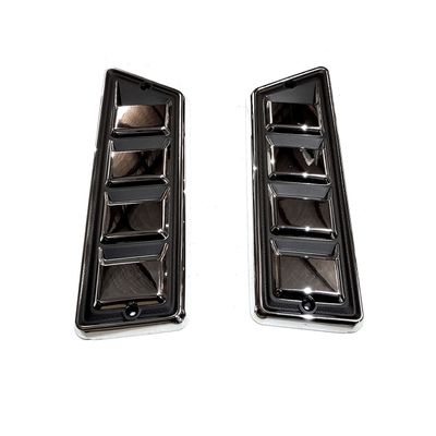Black Chrome Pillar Vents PAIR for DATSUN 1200 UTE