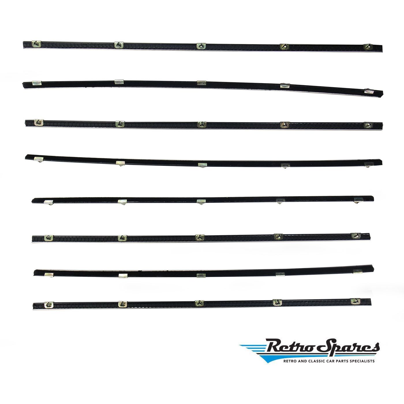 HOLDEN FE-FC INNER & OUTER DOOR BELT SET - LEFT & RIGHT FRONT & REAR