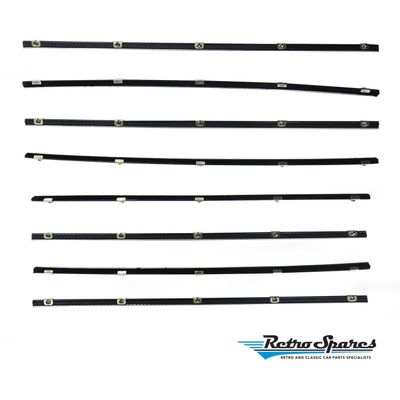 HOLDEN FE-FC INNER & OUTER DOOR BELT SET - LEFT & RIGHT FRONT & REAR