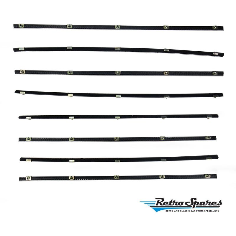 HOLDEN FE-FC INNER & OUTER DOOR BELT SET - LEFT & RIGHT FRONT & REAR