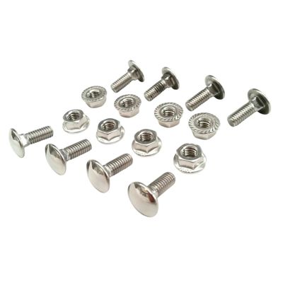 Chrome Bumper Bar Bolts 19mm/M6 8pce