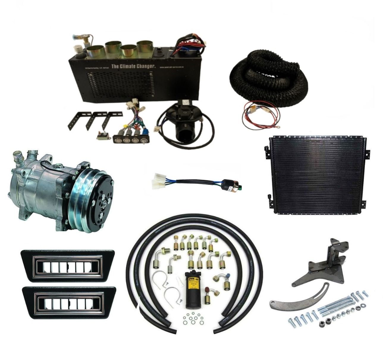 CHRYSLER VALIANT VE-VF-VG V8 A/C SYSTEM HEAT/COOL/DEFROST COMPLETE PACKAGE (ELECTRIC HEAT)