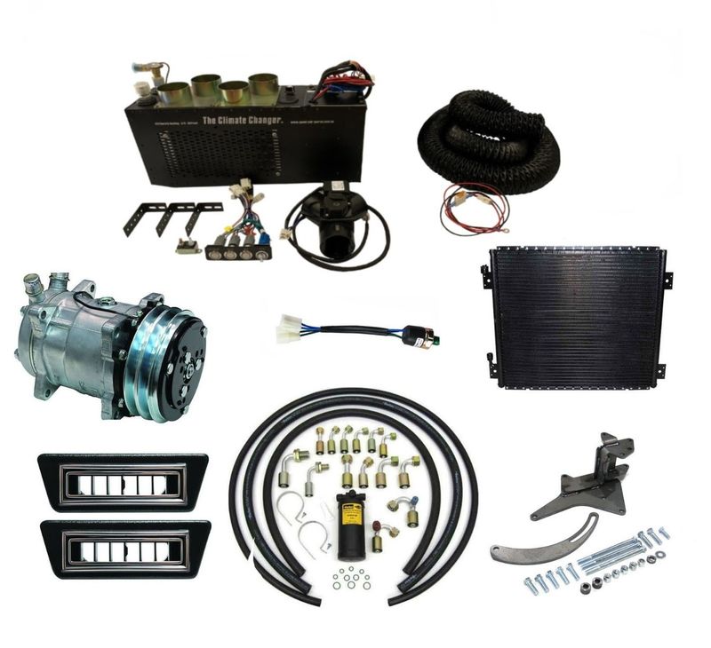 CHRYSLER VALIANT VE-VF-VG V8 A/C SYSTEM HEAT/COOL/DEFROST COMPLETE PACKAGE (ELECTRIC HEAT)