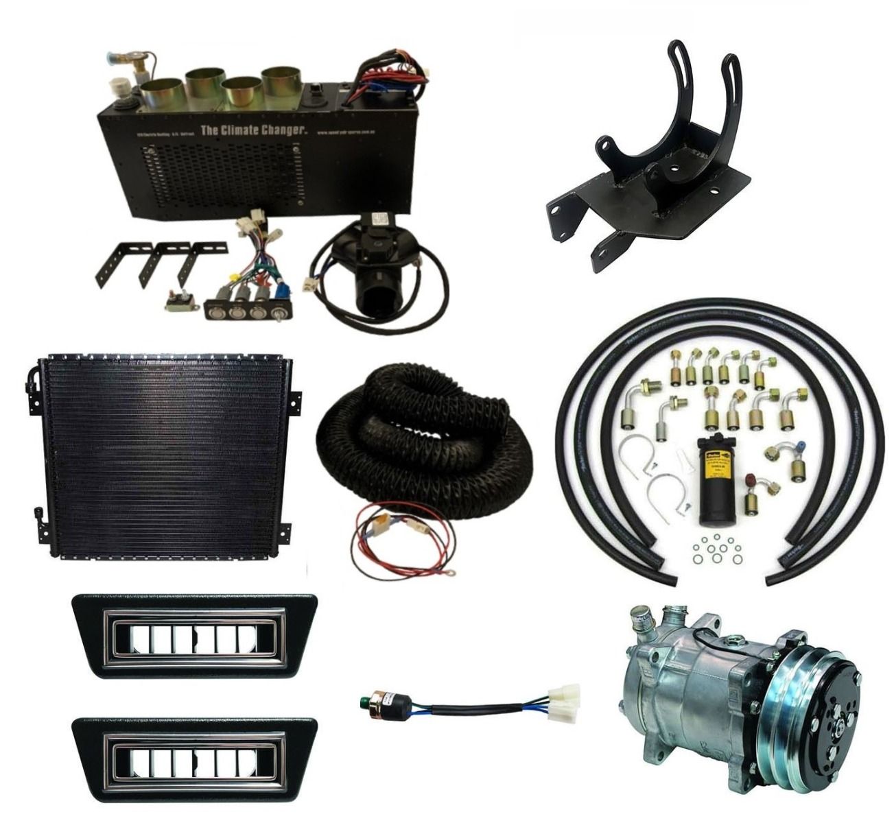 FORD FALCON (XK XL XM XP) HEAT/COOL/DEFROST COMPLETE A/C SYSTEM (ELECTRIC HEAT)
