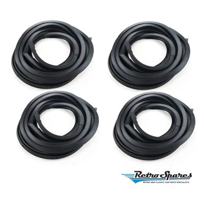 HOLDEN FB-EK SEDAN OR WAGON OUTER DOOR SEALS SET - FRONT & REAR & LEFT & RIGHT - PACK OF 4
