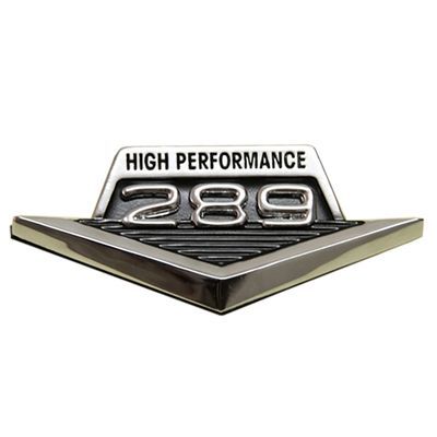 FORD XR GT 289 HIGH PERFORMACE FENDER BADGE