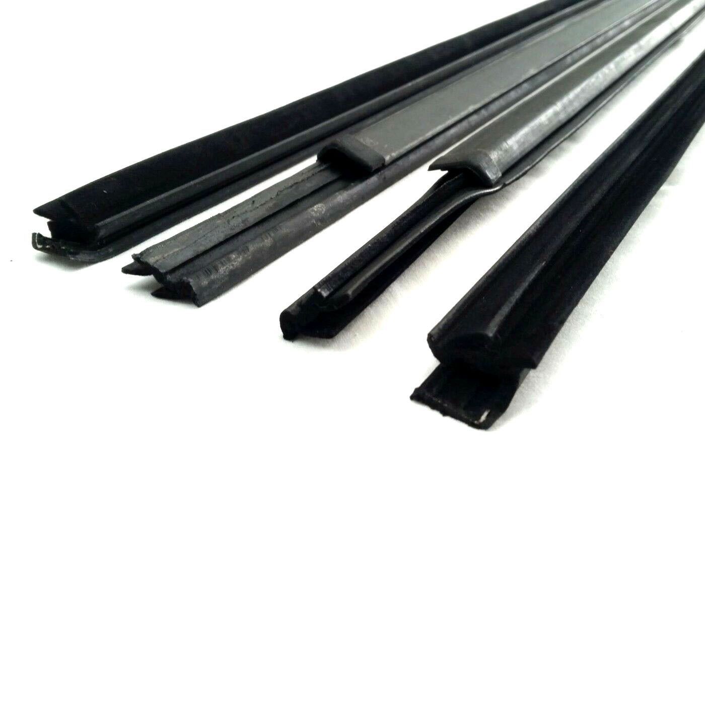 FRONT DOOR RUBBER WEATHER STRIPS 4PCS SET FOR NISSAN NAVARA D22 SINGLE DUAL CAB