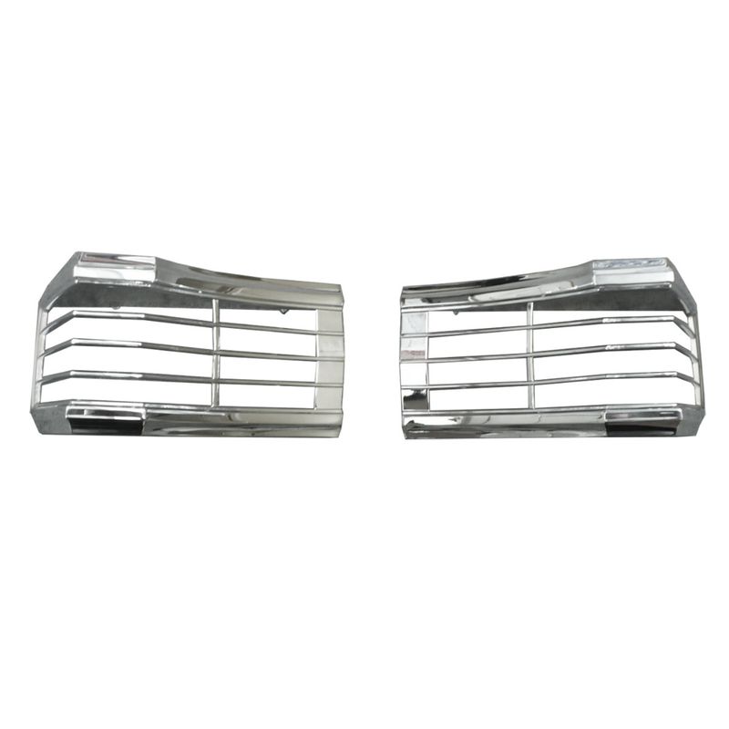 Chrome Taillight Lamp Bezels (PAIR) For HOLDEN HK