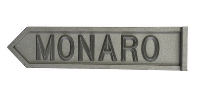 SOLID ALUMINIUM CAST STREET SIGN FOR HOLDEN MONARO