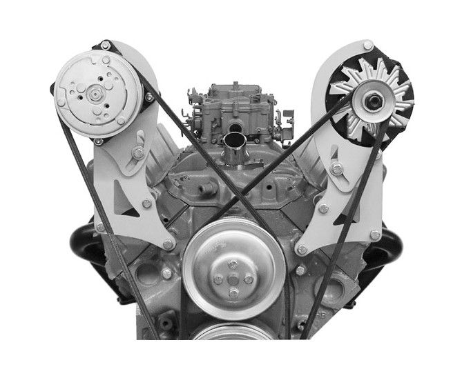 Alan Grove Small Block Chev  Alternator Bracket / Mount Kit 228L