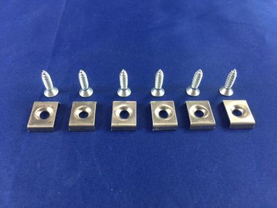 HOLDEN FX-FJ BONNET LACE CLAMP & SCREW KIT