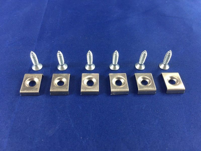 HOLDEN FX-FJ BONNET LACE CLAMP & SCREW KIT
