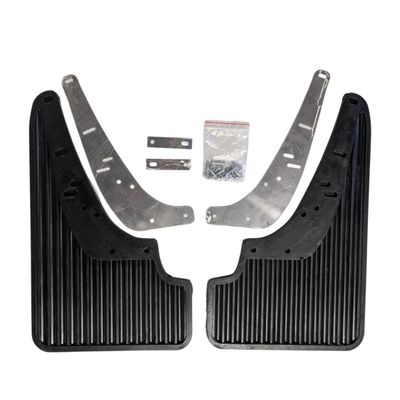 Mudflaps Universal Rubber Front or Rear Including Hardware