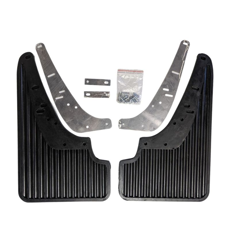 Mudflaps Universal Rubber Front or Rear Including Hardware