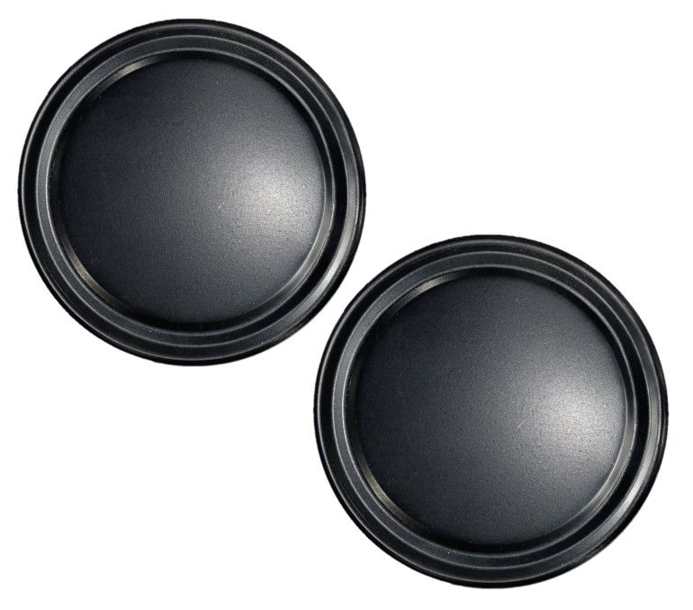 HOLDEN HK HT HG BONNET CIRCULAR BLANK OFF COVER PLATES (PAIR)