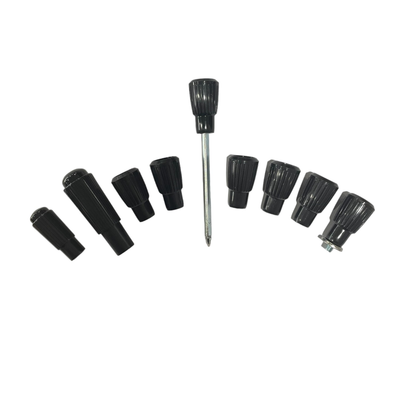 Black Dash Knob Set 9pc for FORD XM XP