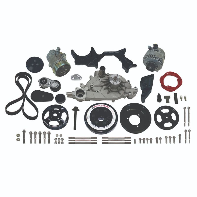 Front Runner™ Drive System, GM LS7, Black, Power Steering without Pump