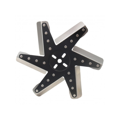 Derale High Performance 13 Inch Stainless Steel 6 Blade Flex Fan