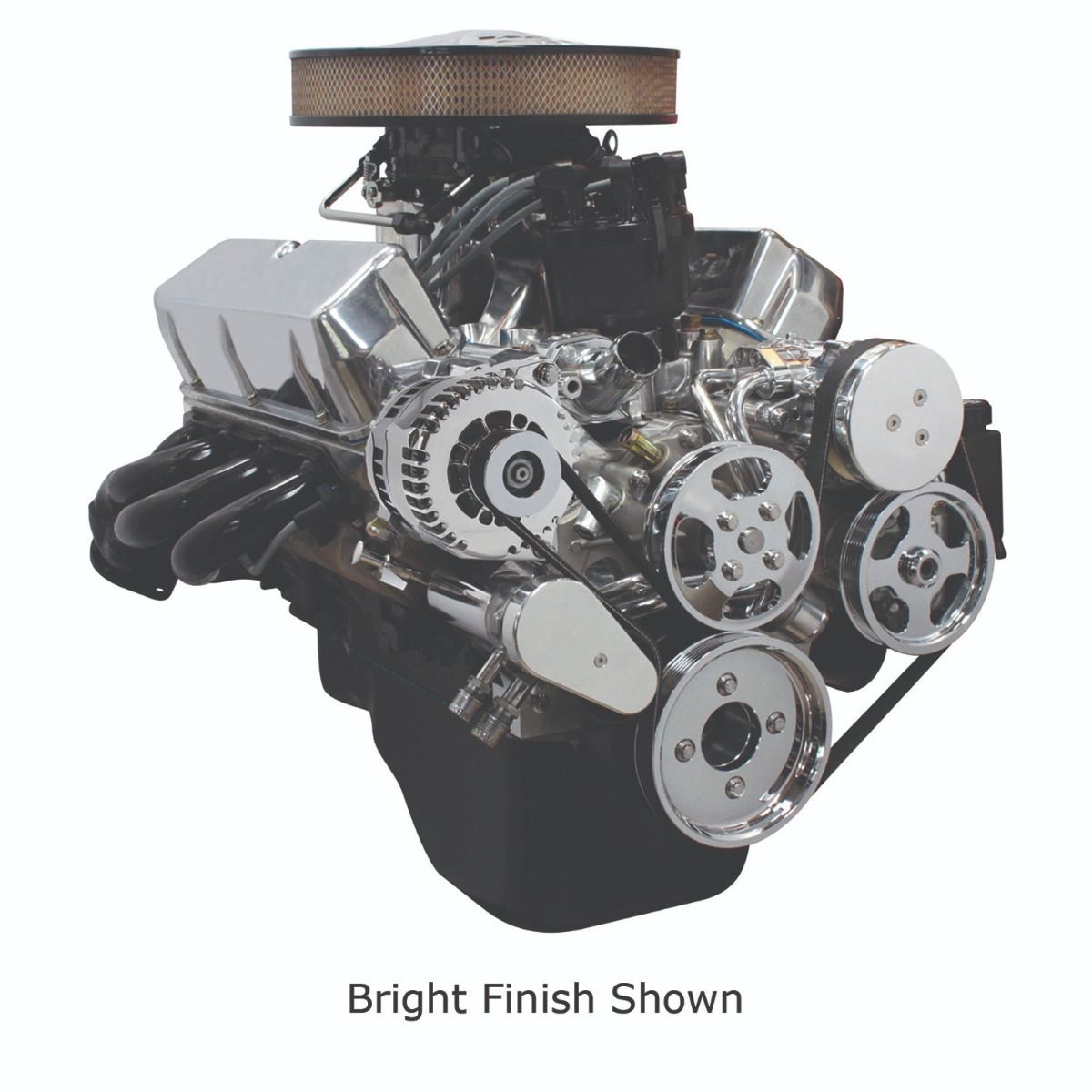 Front Runner™ Drive System, Small Block Ford, Bright/Chrome, with Power Steering