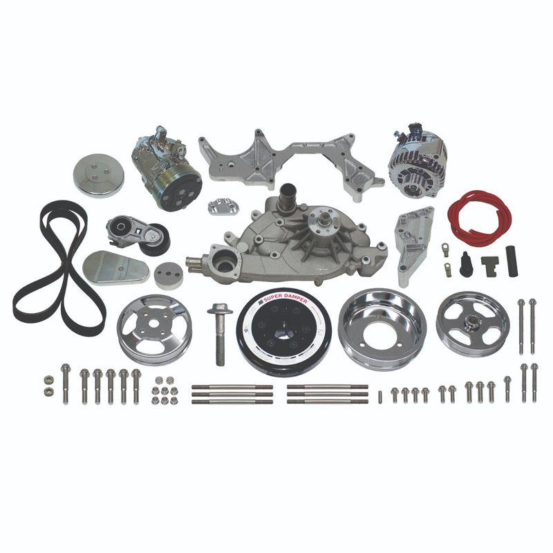 Front Runner™ Drive System, GM LS7, Bright/Chrome, without Power Steering