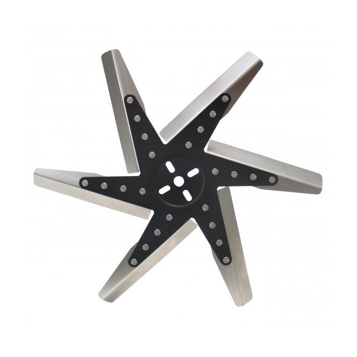 Derale High Performance 18 Inch Stainless Steel 6 Blade Fan