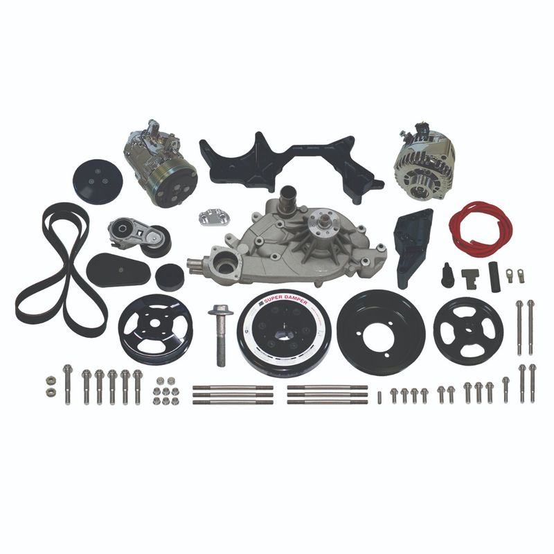 Front Runner™ Drive System, GM LS7, Black/Chrome, Power Steering without Pump