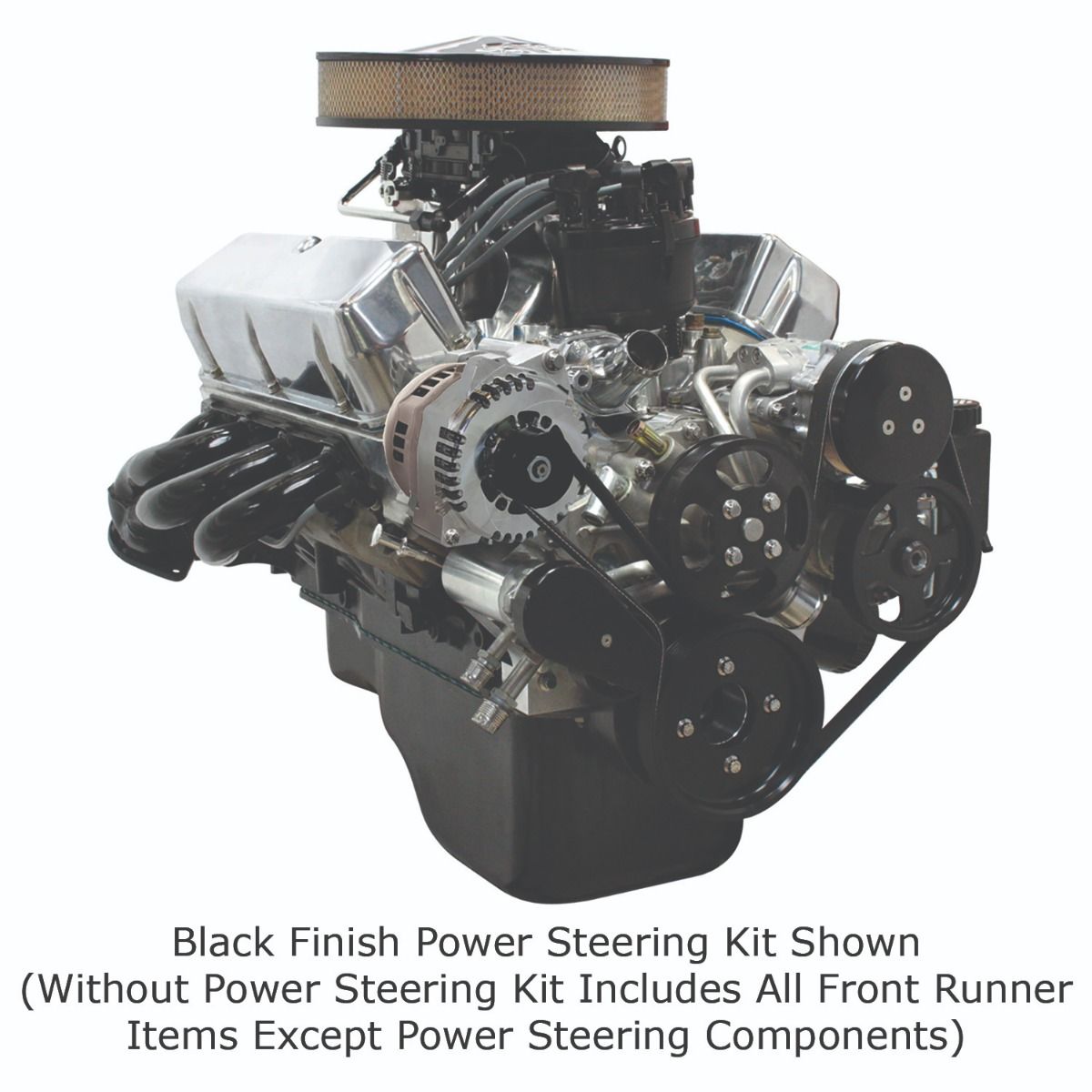 Front Runner™ Drive System, Small Block Ford, Black/Chrome, without Power Steering