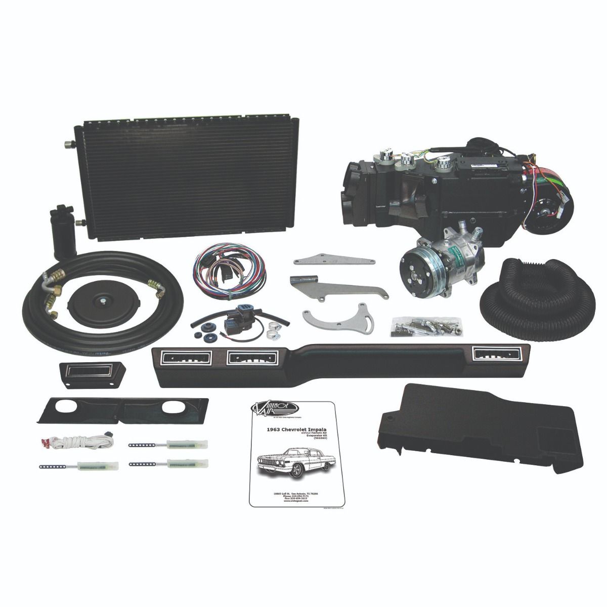 1963 Chevrolet Impala wo Factory Air SureFit™ Complete Kit