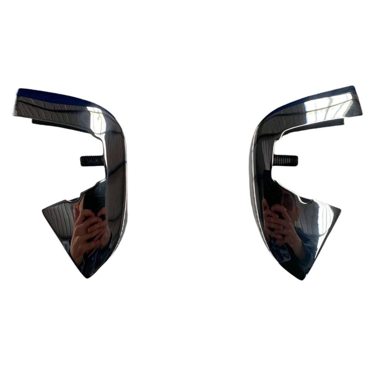 Stainless Steel Rear Bumper Bar Overriders Pair for DATSUN NISSAN 240z 260z