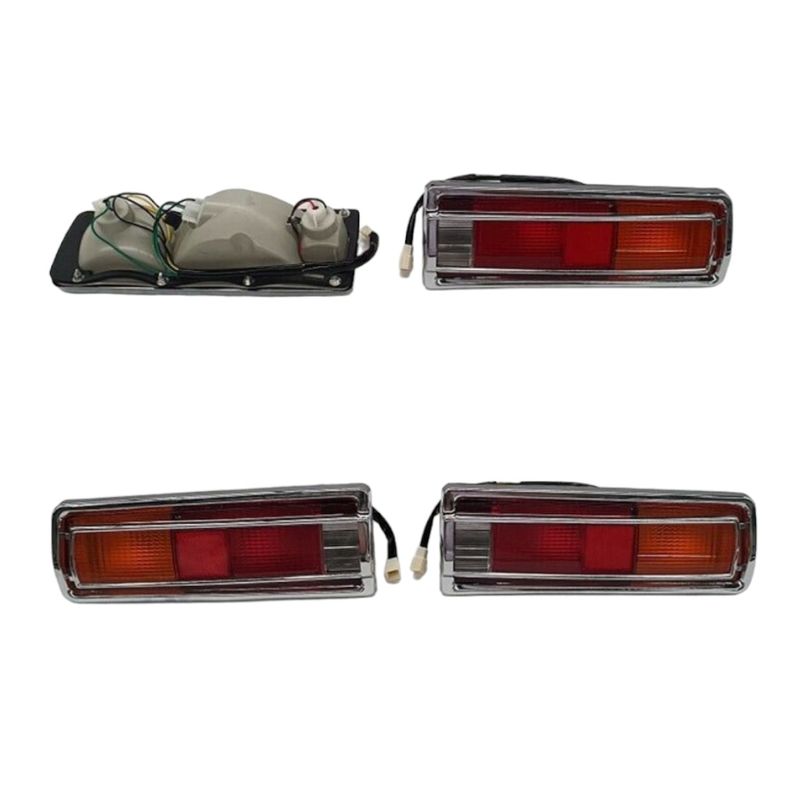 Rear Taillights Complete Assembly (Left & Right) For DATSUN NISSAN BLUEBIRD SEDAN 510 1600 SSS