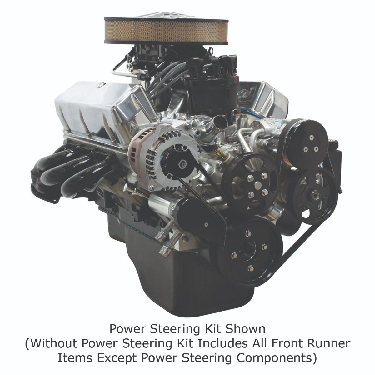 Front Runner™ Drive System, Small Block Ford, Black, without Power Steering