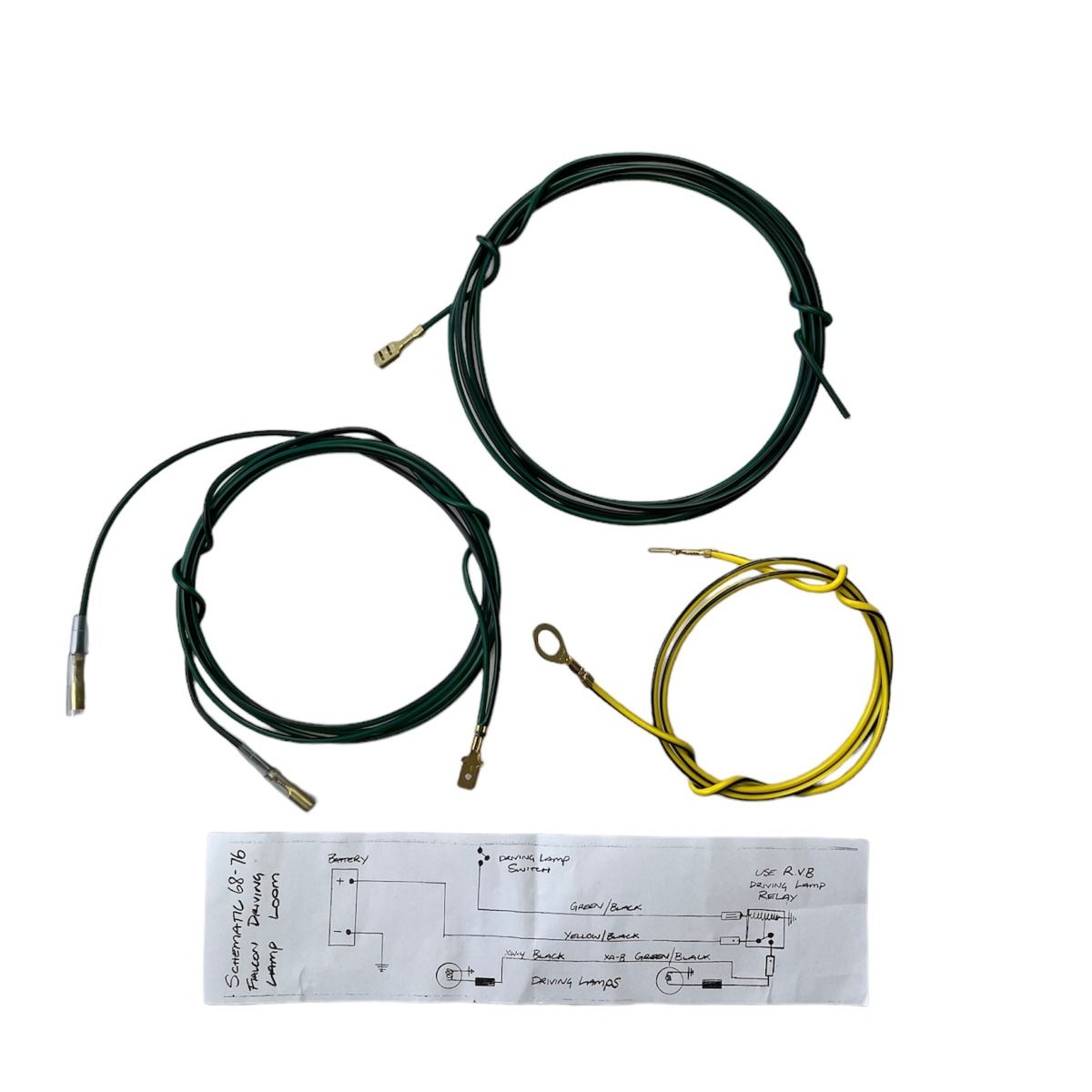 FORD XA-XB Driving Light Wiring Loom Kit
