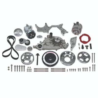Front Runner™ Drive System, GM LS7, Bright/Chrome, Power Steering without Pump
