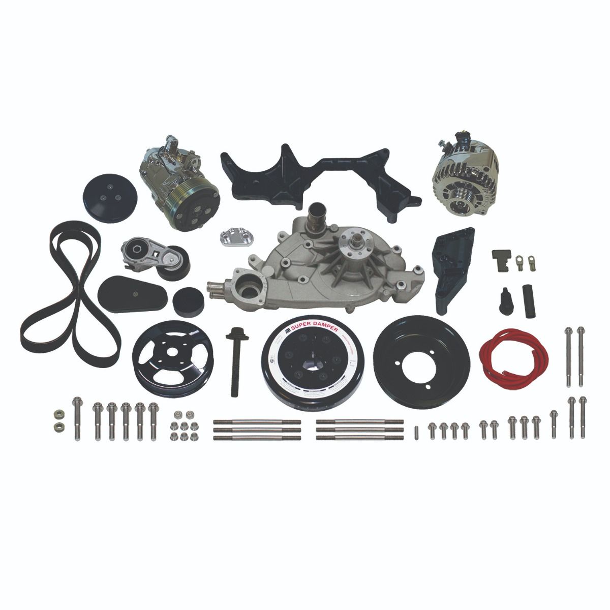 Front Runner™ Drive System, GM LS7, Black/Chrome, without Power Steering