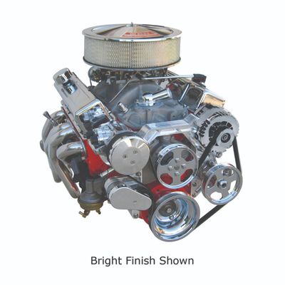 Front Runner™ Drive System, Small Block Chevrolet, Bright/Chrome, with Power Steering