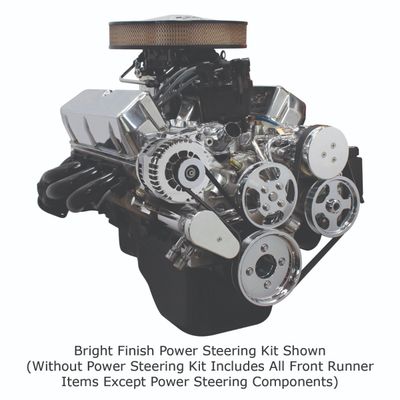 Front Runner™ Drive System, Small Block Ford, Bright/Chrome, without Power Steering