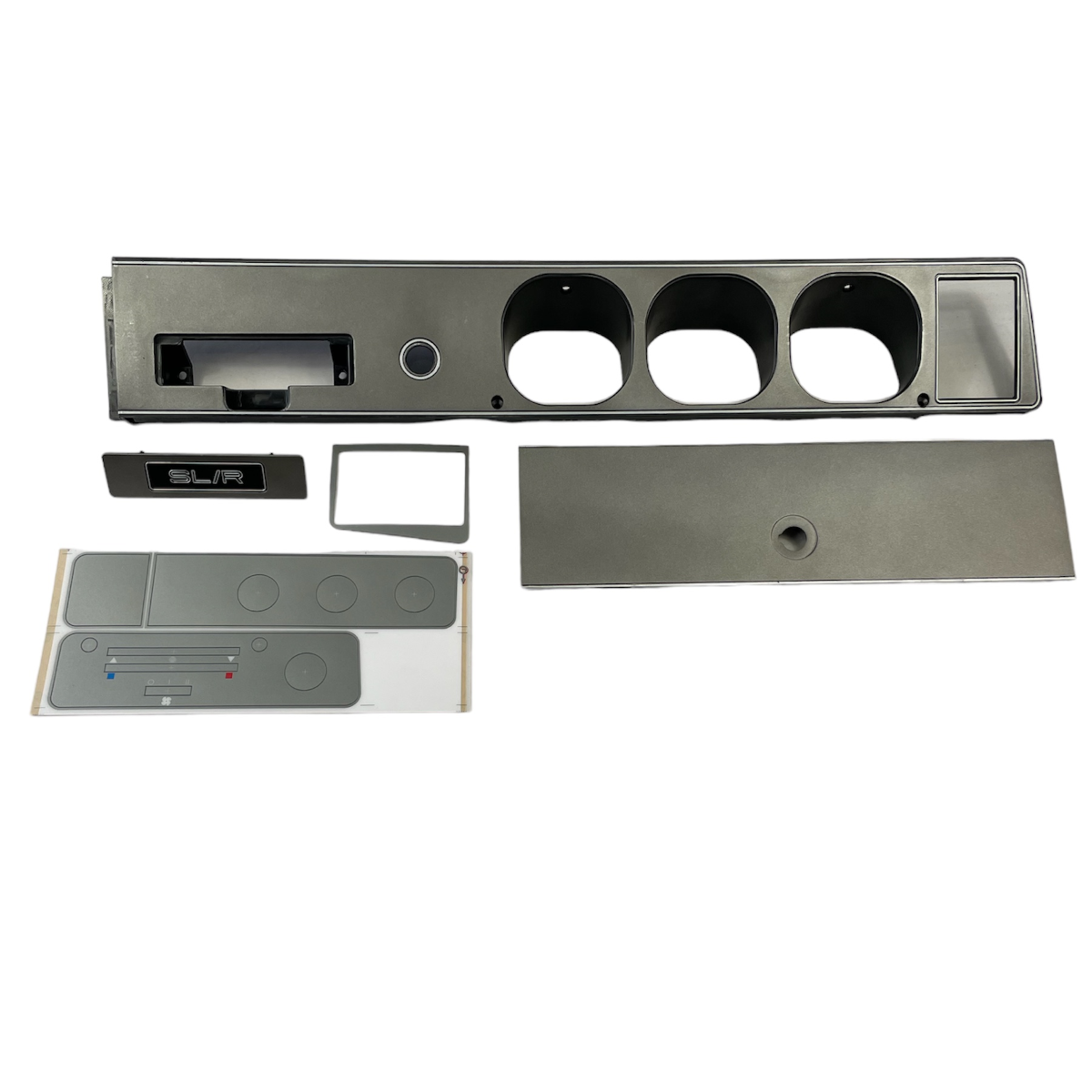 Dash, Facia, Glovebox, Ash Tray Kit Silver 7pc For HOLDEN TORANA LH LX SLR