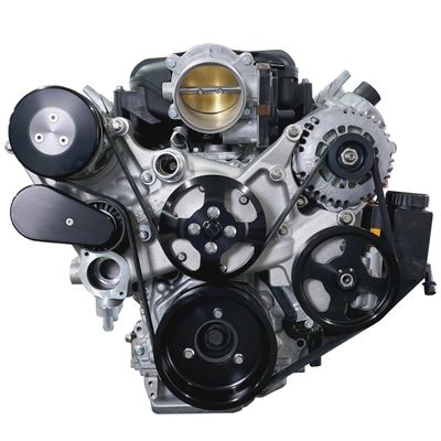 Front Runner™ Drive System GM LT1 Dry-Sump Black/Chrome with Power Steering