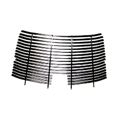 BLACK VENETIAN BLIND AUTO SHADE FOR MAZDA 626 4 DOOR SEDAN WITH BRAKE LIGHT OCT 1987 - DEC 1991