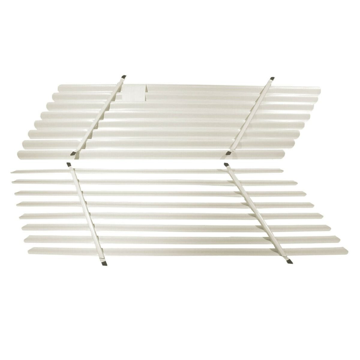 WHITE VENETIAN BLIND AUTO SHADE FOR HOLDEN JACKAROO LONG WHEEL BASE SIDE PAIR MAY 1992-ON