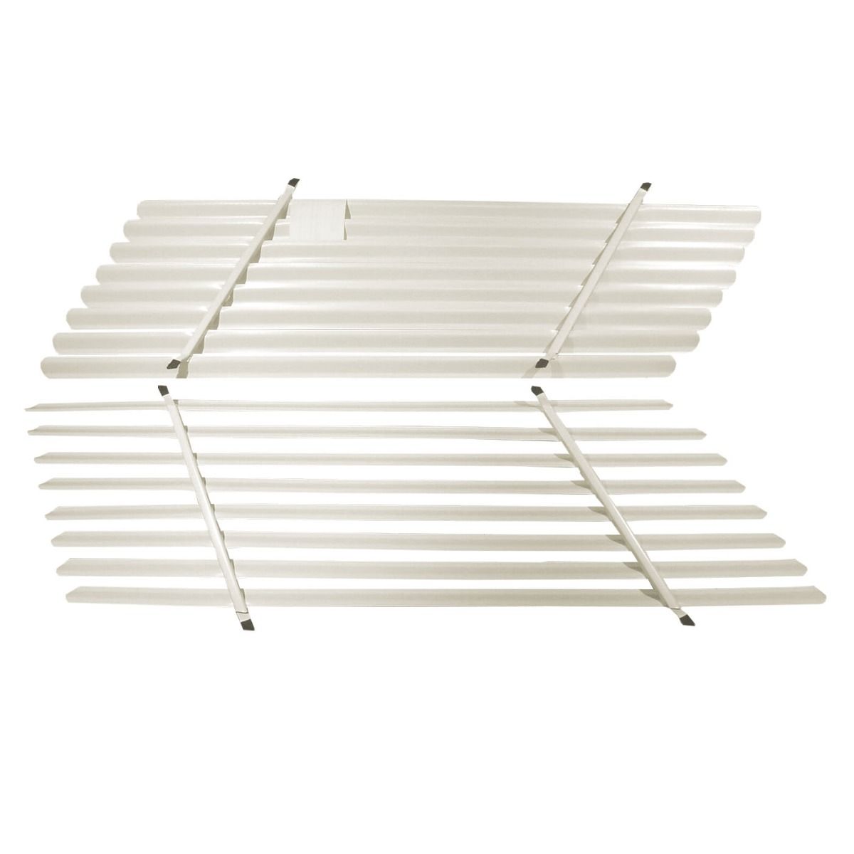 WHITE VENETIAN BLIND AUTO SHADE FOR FORD FALCON XA XB XC WAGON SIDES PAIR APRIL 1972 - FEBRUARY 1979