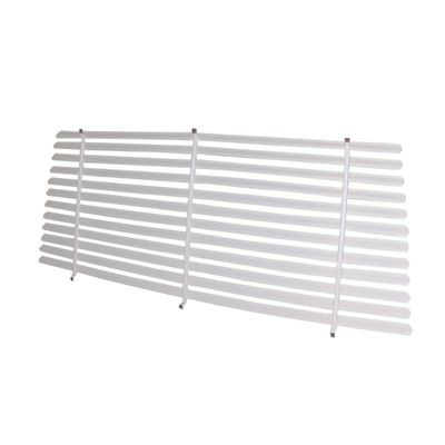 WHITE REAR VENETIAN BLIND AUTO SHADE FOR VOLKSWAGEN TRANSPORTER / KOMBI 1968 - ON