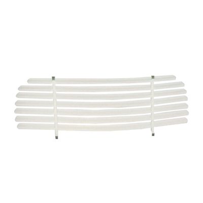 WHITE REAR LIFT DOOR VENETIAN BLIND AUTO SHADE FOR TOYOTA LANDCRUISER 80 SERIES 1995 - ON