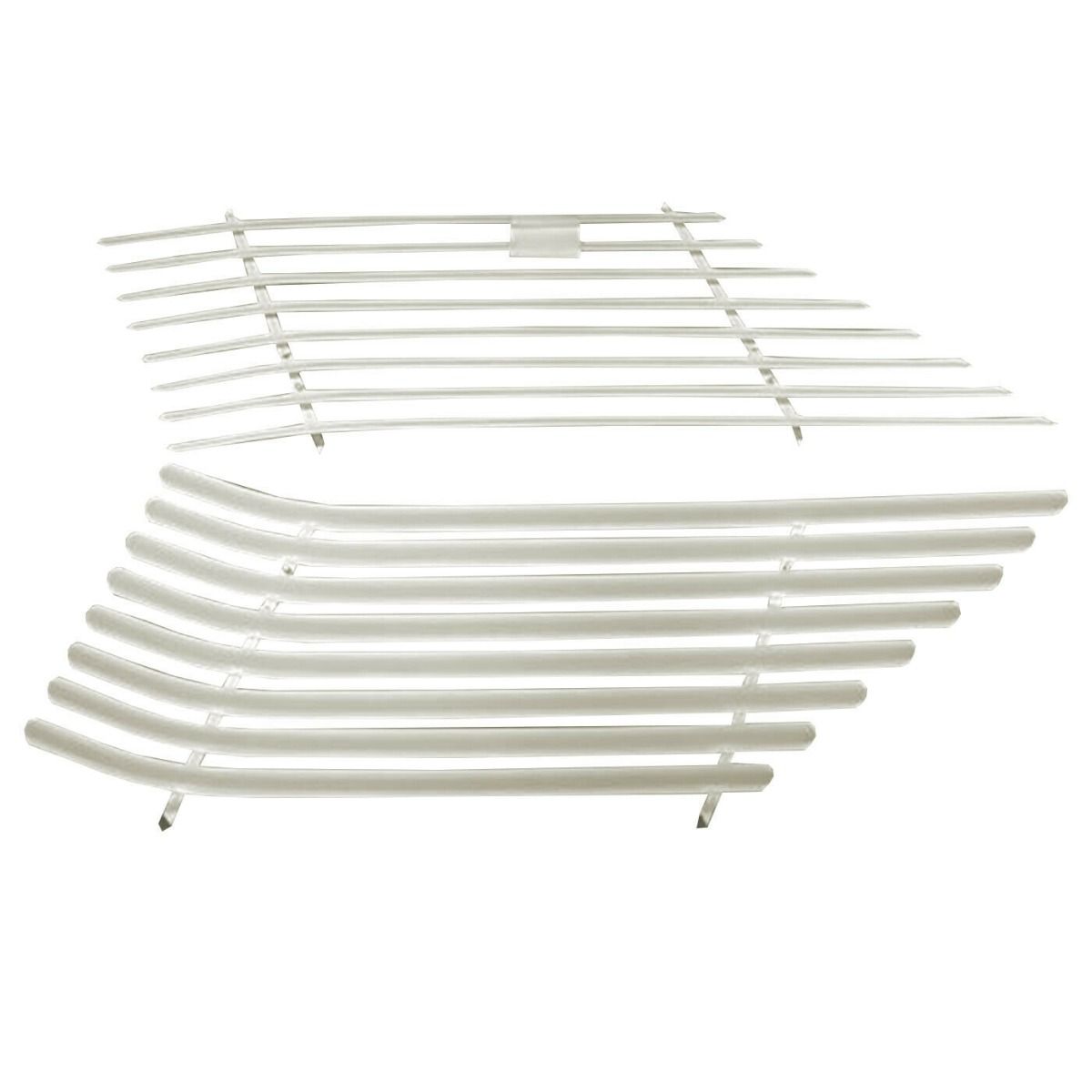 WHITE VENETIAN BLIND AUTO SHADES PAIR FOR CHRYSLER VALIANT VE VG WAGON
