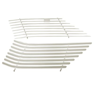 WHITE VENETIAN BLIND AUTO SHADES SIDES PAIR FOR SUBARU LEONE WAGON 1980 - NOV 1984