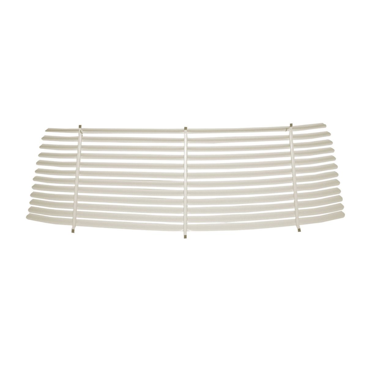 WHITE VENETIAN BLIND AUTO SHADE FOR NISSAN PULSAR 4 DOOR SEDAN NOV 1983-JUN 1987