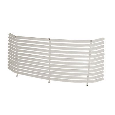 WHITE VENETIAN BLIND AUTO SHADE FOR MAZDA 626 4 DOOR SEDAN DEC 1978 - JAN 1983